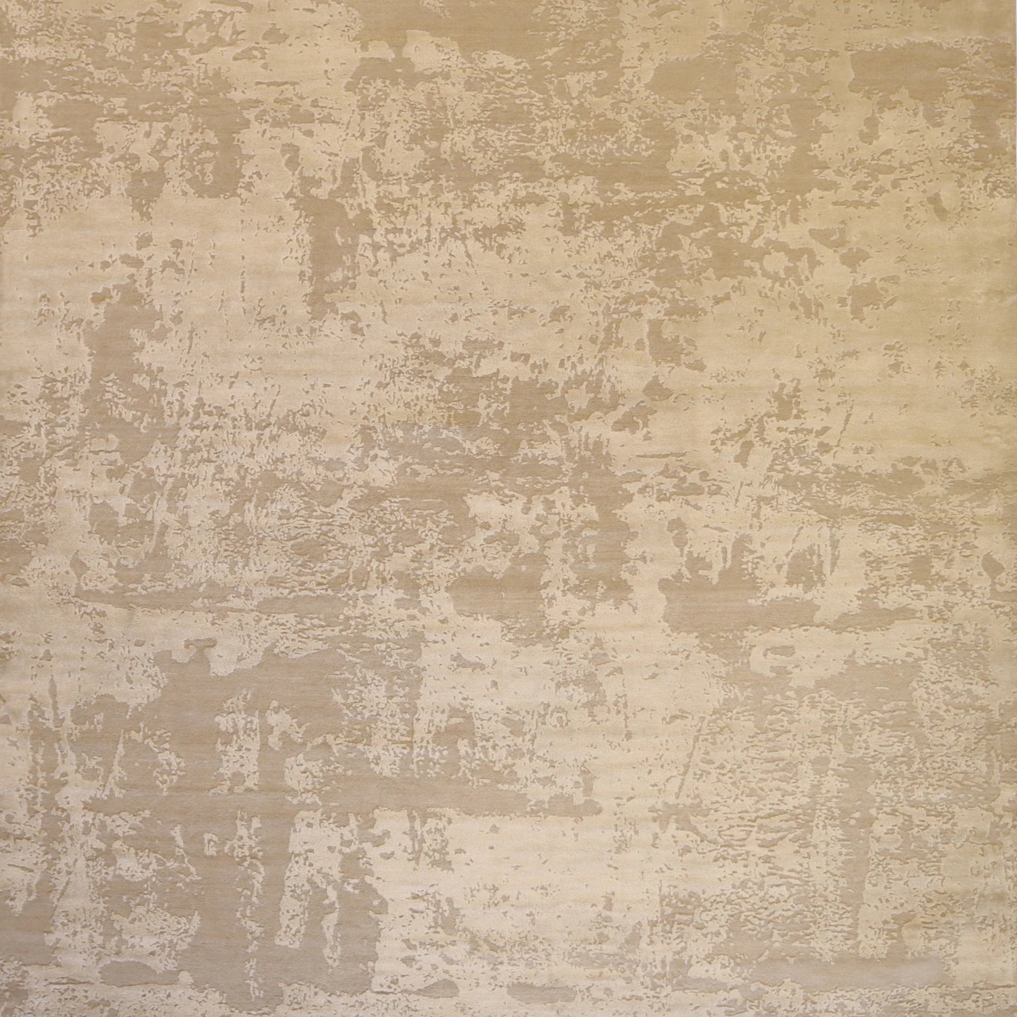 9'0" x 12'0" BEIGE AND IVORY MODERN MODERN INDIAN RUG