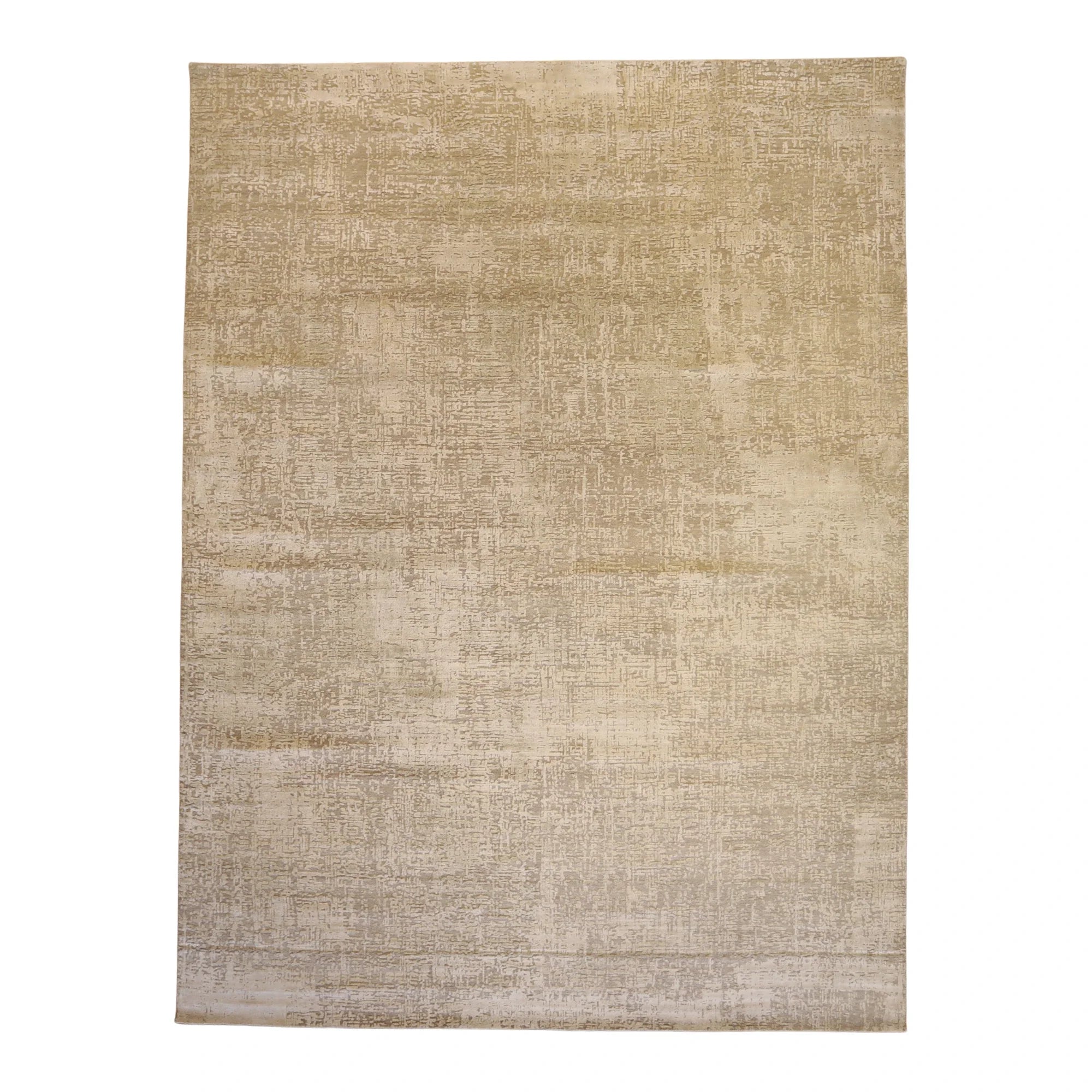 8'11" x 12'0" GRAY AND IVORY MODERN MODERN INDIAN RUG