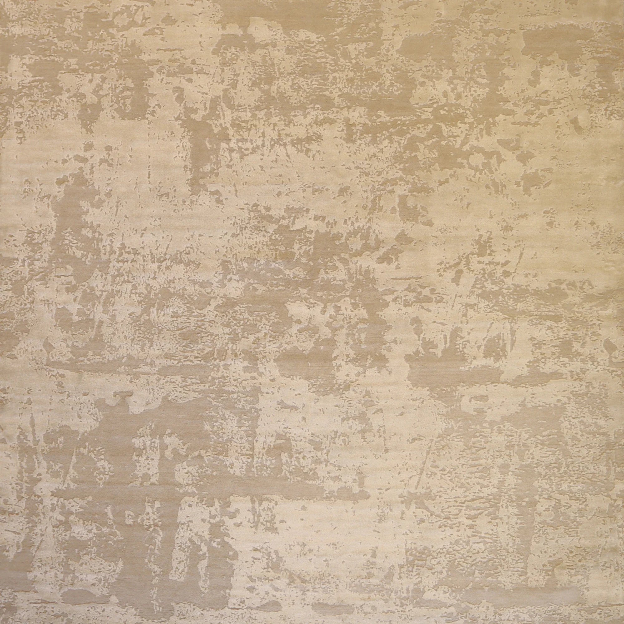 8'1" x 10'0" BEIGE AND IVORY MODERN MODERN INDIAN RUG
