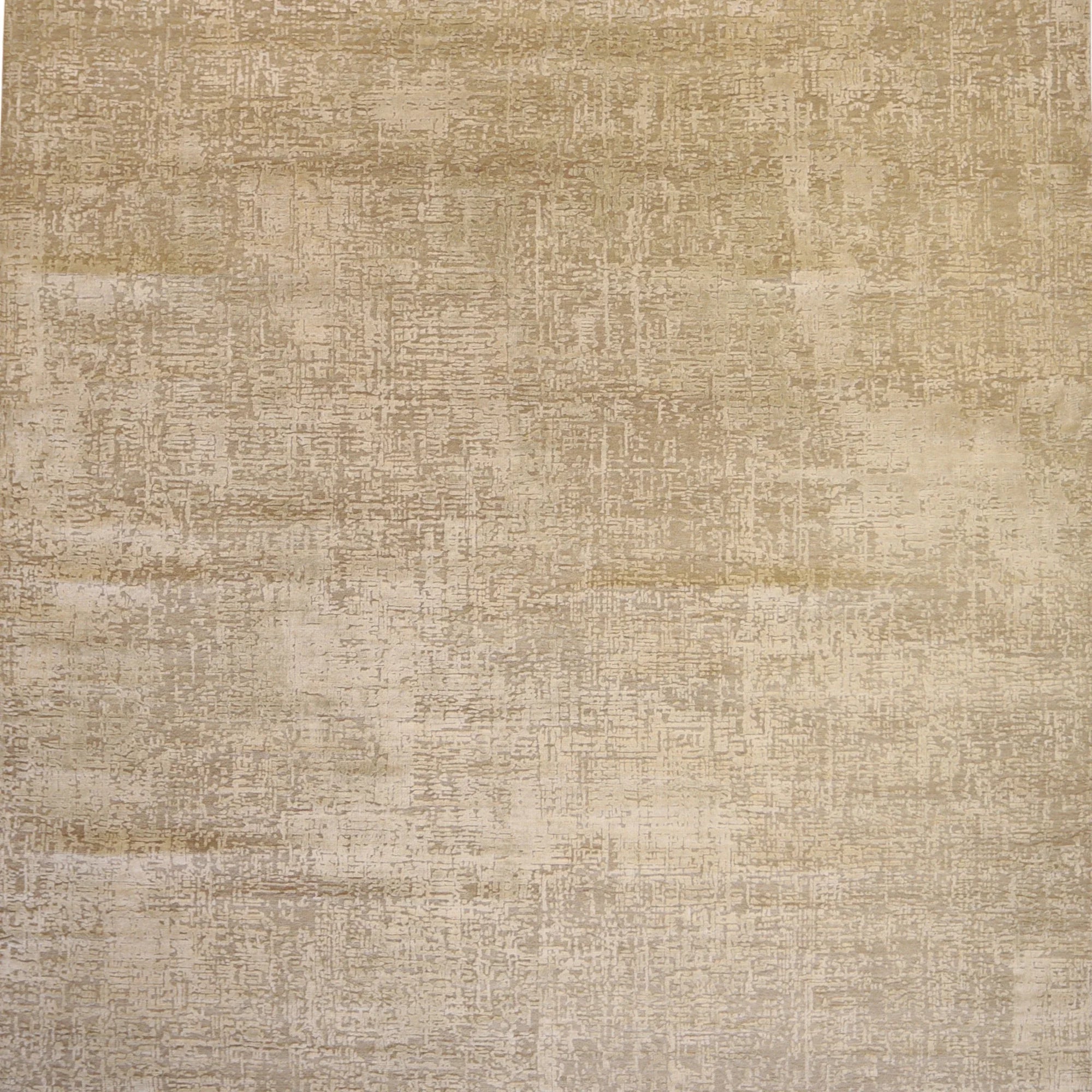 8'11" x 12'0" GRAY AND IVORY MODERN MODERN INDIAN RUG