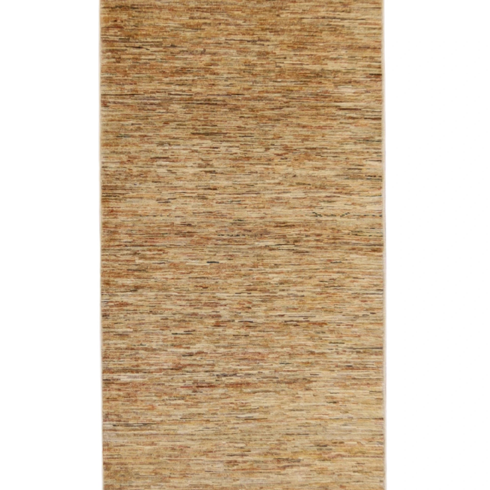 2'6" x 9'5" GOLD AND GOLD MODERN MODERN PAKISTANI RUG