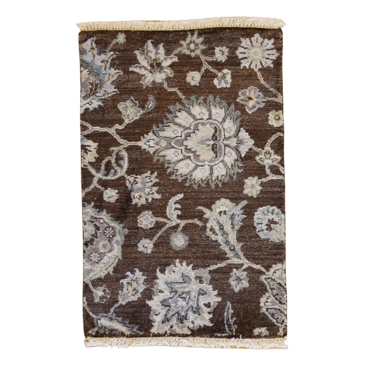 2'0" x 3'0" CHOCOLATE AND CHOCOLATE MODERN MODERN INDIAN RUG