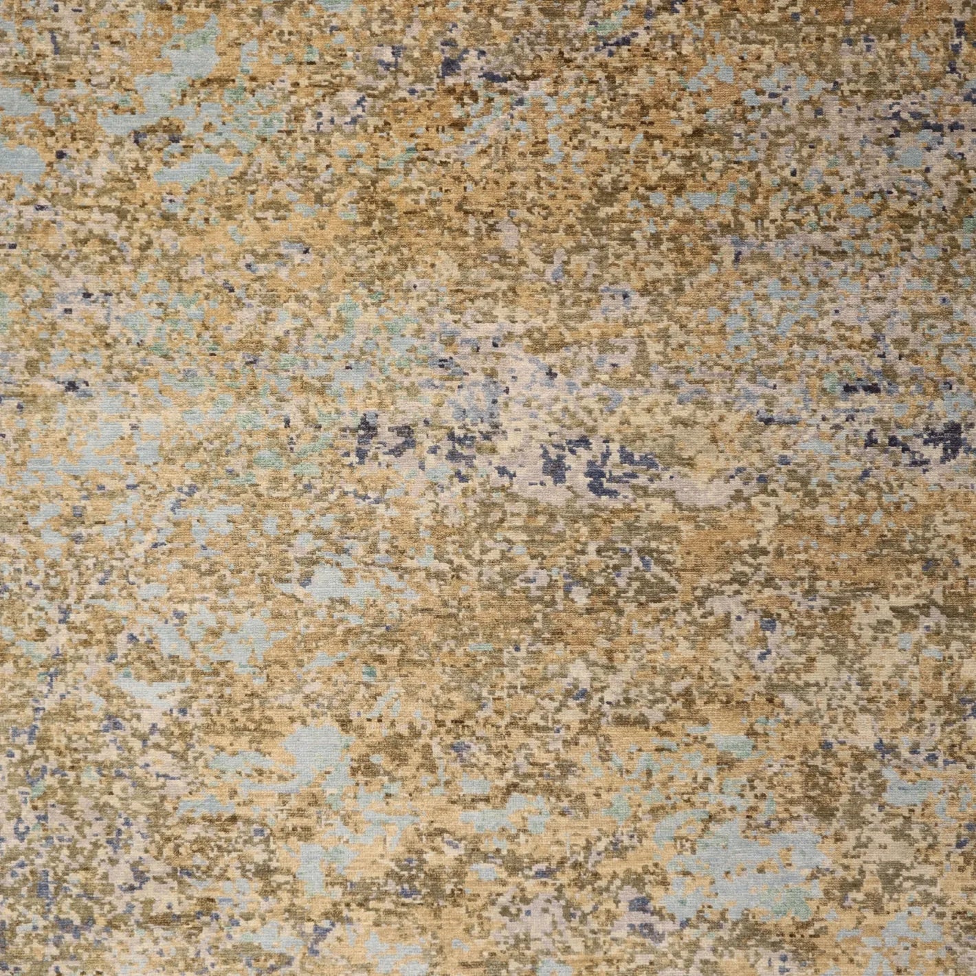 8'3" x 10'2" MULTICOLOR AND MULTICOLOR MODERN INDIAN MODERN RUG