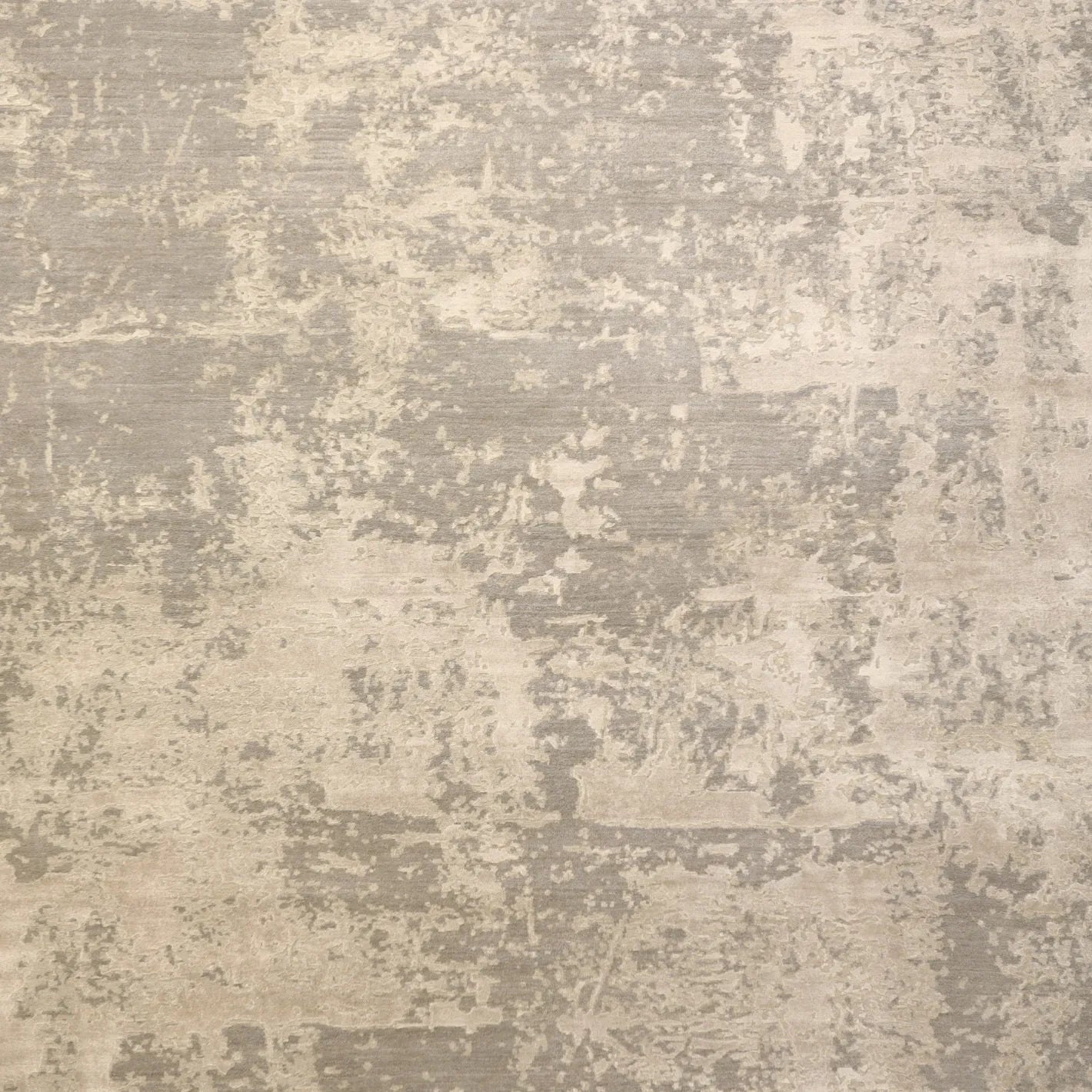 8'1" x 9'11" BLUE AND GRAY MODERN INDIAN MODERN RUG