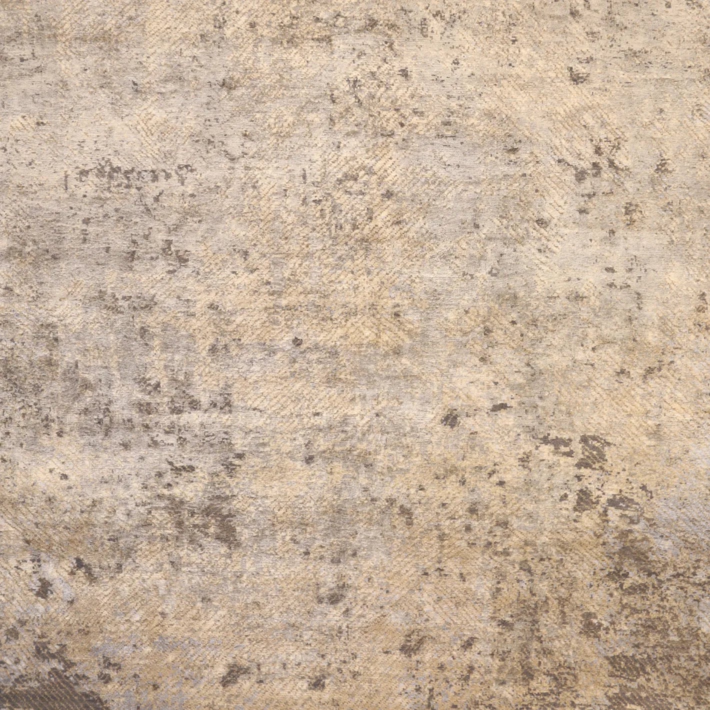 8'0" x 10'0" GRAY AND GRAY MODERN INDIAN  RUG