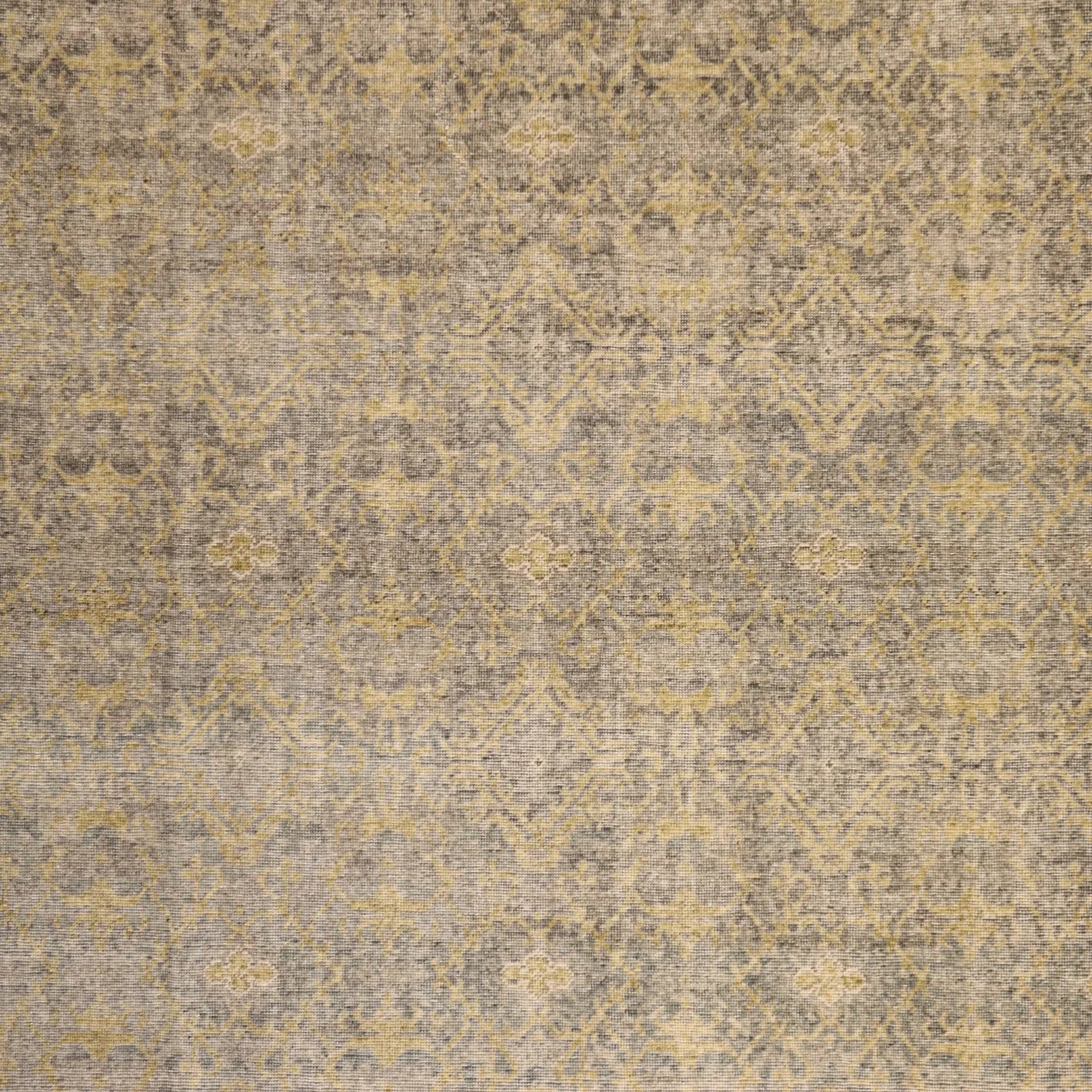 8'0" x 10'0" GREEN AND GREEN MODERN INDIAN MODERN RUG