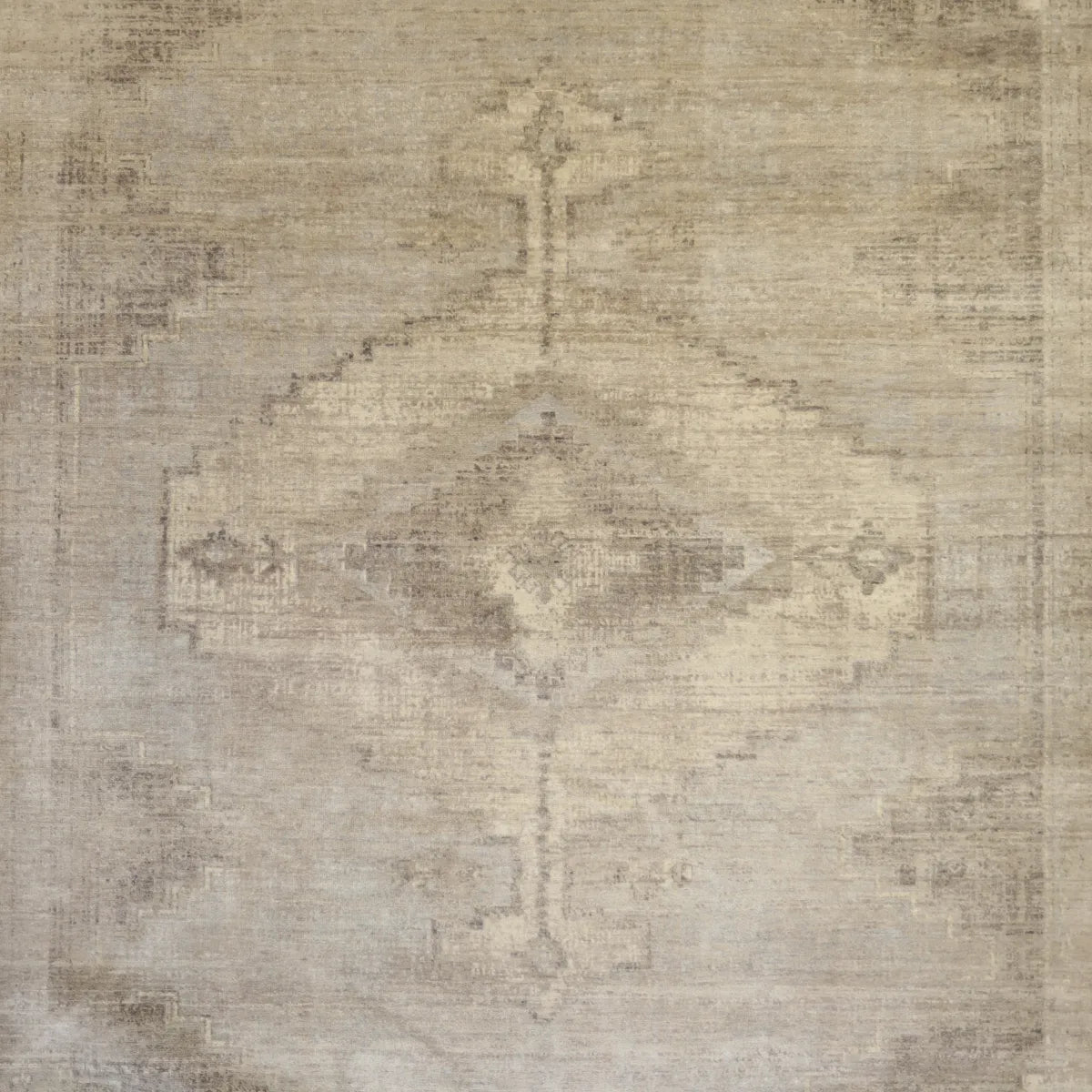 8' 0" x 10' 0" - GRAY AND GRAY MODERN MODERN INDIAN RUG