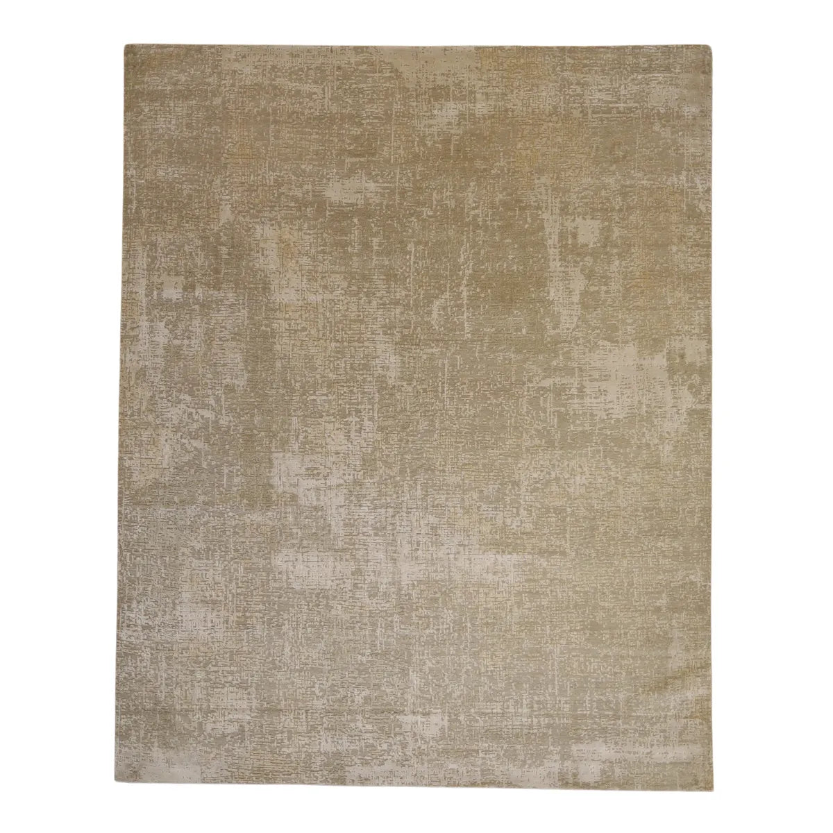 8' 0" x 10' 0" - GRAY AND BEIGE MODERN MODERN INDIAN RUG