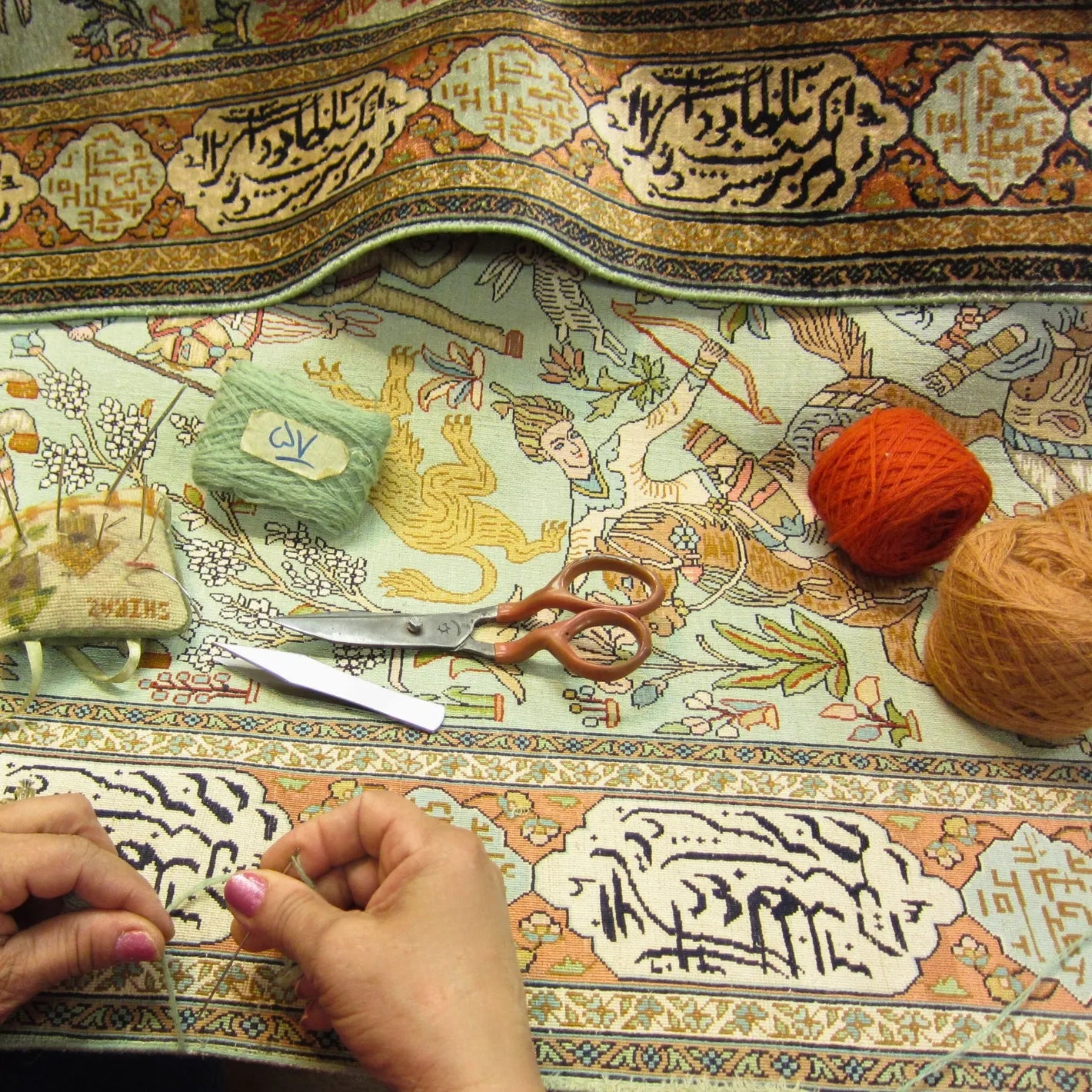 Shiraz rugs - Rug Repair and restore service 3